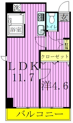 ハイポイント竹ノ塚 間取り図