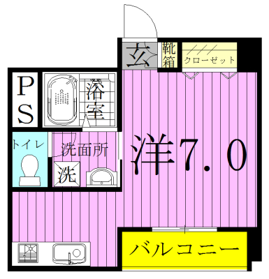 ディアコートＮ 305号室 間取り