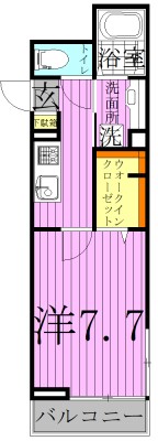 ラピス綾瀬 間取り図