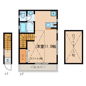 メゾン・ミラ 間取り図