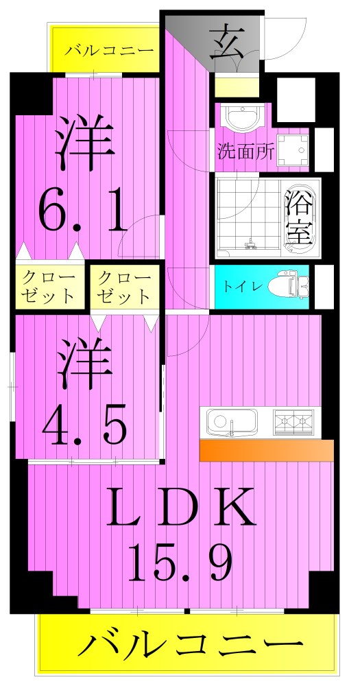 Lier &amp;agrave; lavenir（リエ　ア　ラヴニール） 間取り図
