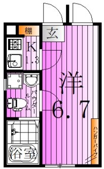 Ｆｅｌｉｃｉａ中川 間取り図