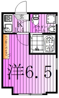 Ｆｅｌｉｃｉａ中川 間取り図