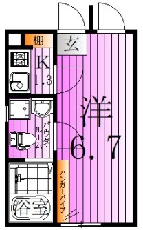 Ｆｅｌｉｃｉａ中川 間取り図