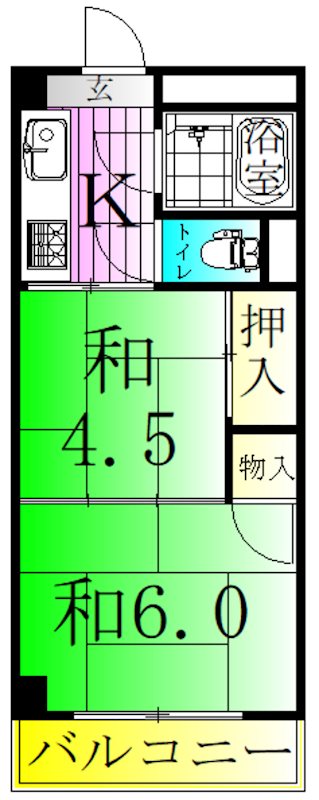 パークフラッツ舎人  間取り図