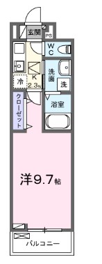 マウンテンエミネンスⅦ 103号室 間取り