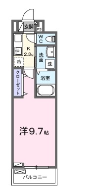 マウンテンエミネンスⅦ 203号室 間取り