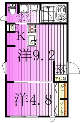 アトリオフラッツ北千住サウス 間取り図