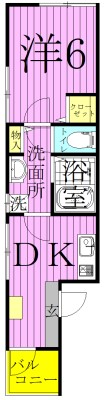 ポルト・ボヌール綾瀬 間取り図