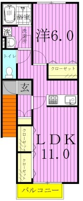 M＆Rアネックス 2Ｂ号室 間取り