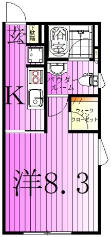 アトリオフラッツ北千住サウス 間取り図