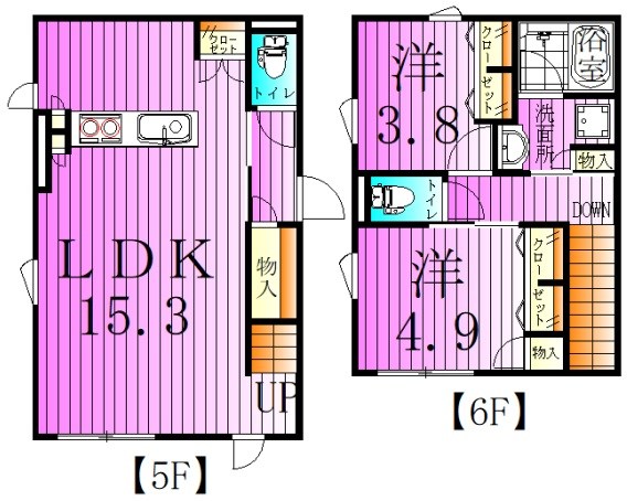 アトリオフラッツ北千住サウス 間取り図