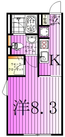 アトリオフラッツ北千住サウス 間取り図