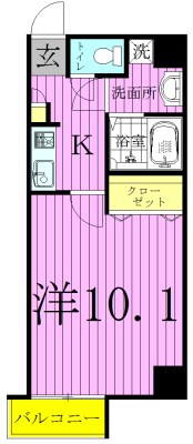 ヴィラエクセル３ 間取り図