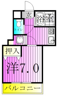 第１アサヒハイツ 間取り図