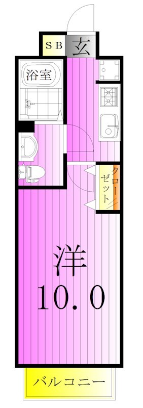 アルファコート町屋 間取り図