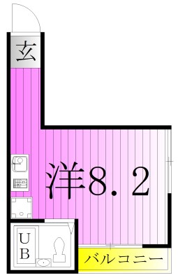 シャンテ西新井本町 間取り図