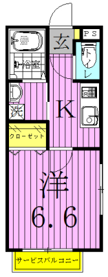 Liever（リエーヴル）Ａ棟 101号室 間取り
