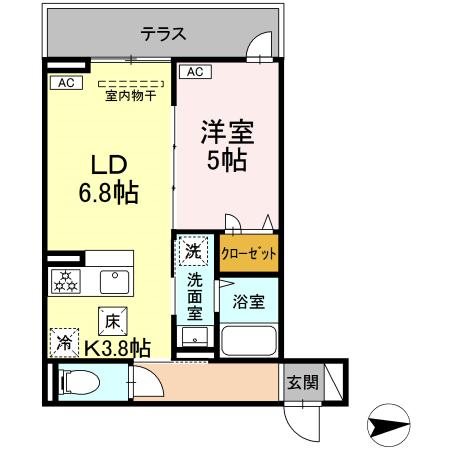グラナーデ東水元 間取り図