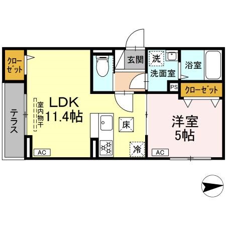 グラナーデ東水元 間取り図