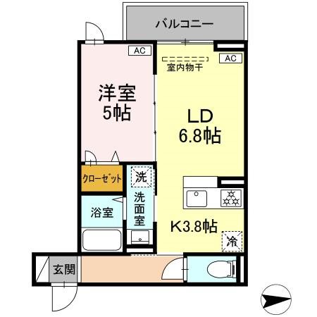 グラナーデ東水元 間取り図