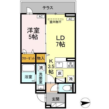 グラナーデ東水元 間取り図