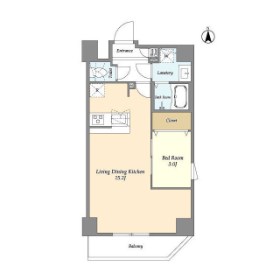 アルファコート谷在家 間取り図