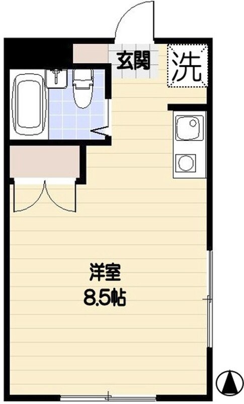 シャトーテル寿１ 間取り図