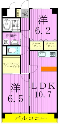 ＫＳ・ＷｉｎＨｉｌｌｓ 間取り図