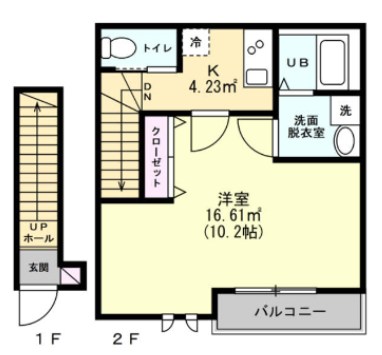 リヴァンス北綾瀬 間取り図