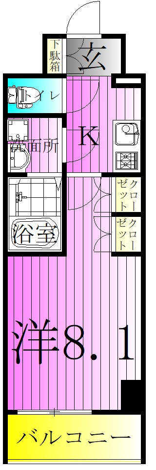 ＡＺＥＳＴ堀切菖蒲園Ⅱ 間取り図