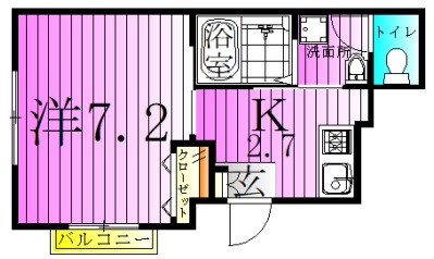 アールズコート2 間取り図