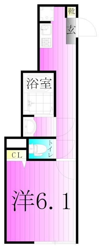 アースお花茶屋 間取り図