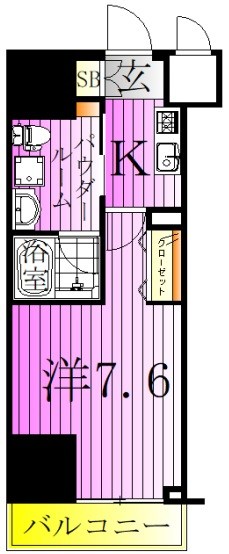 コンフォリア上野入谷 間取り図