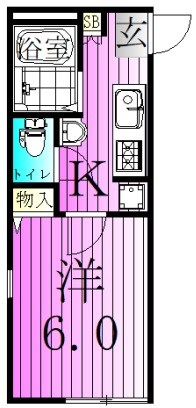 エクセラン南千住Ⅱ 間取り図