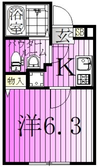 エクセラン南千住Ⅱ 間取り図