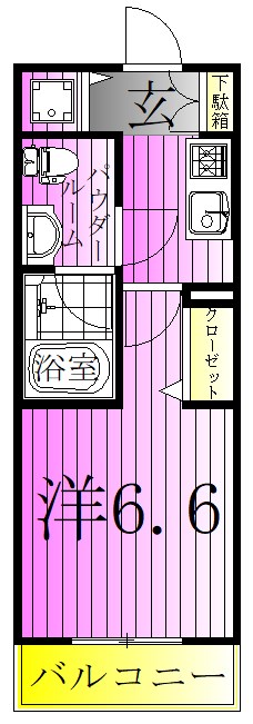 La　Douceurお花茶屋Ⅱ 間取り図