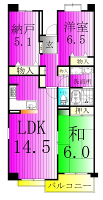 ＩＳＭ南柏 306号室 間取り