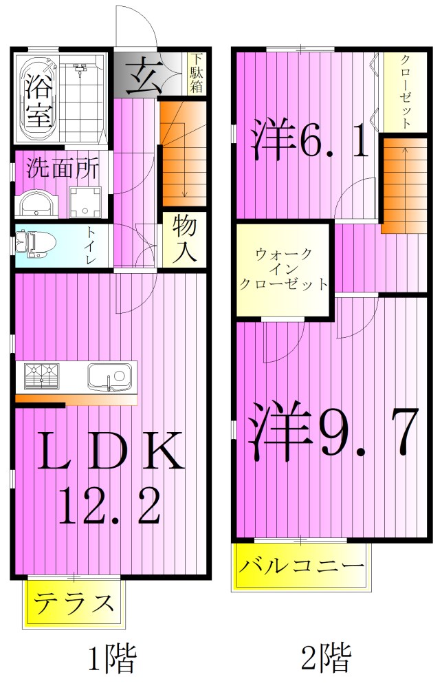 セレーナ西新井 間取り図