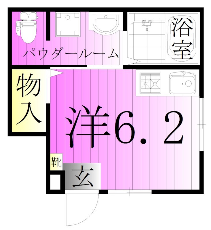 アーベインテラス伊興本町 間取り図