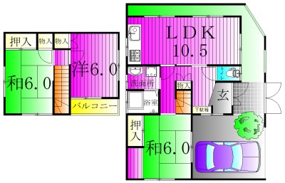 大島田戸建第一 間取り