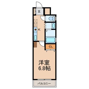 第２フジビル 604号室 間取り
