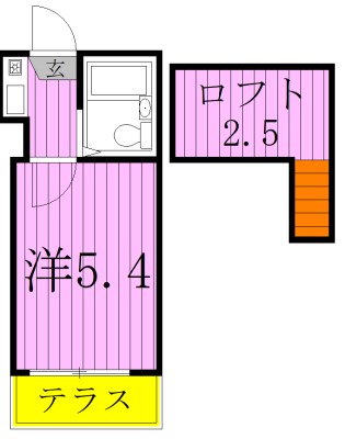 クロノス竹ノ塚 間取り図