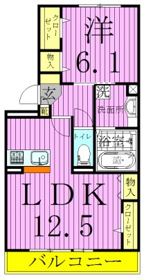 サンモール 間取り図