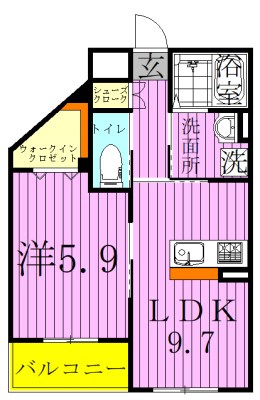 トリニティ　アコード 間取り図