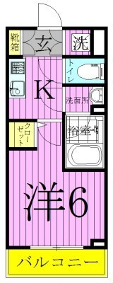 ライジングプレイス綾瀬 間取り図