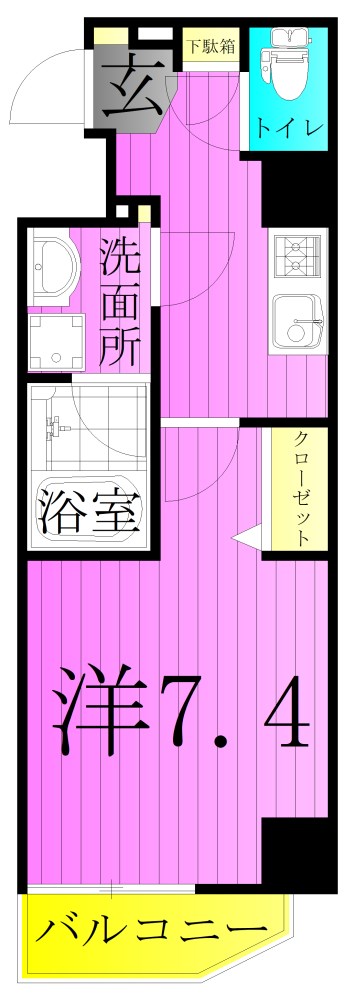 CREVISTA梅島 間取り図