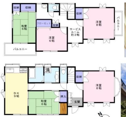 大橋松本貸家 間取り