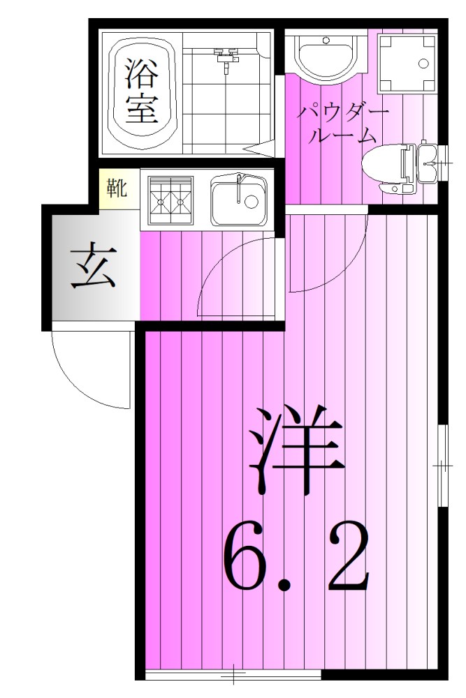 ディアコート六町 間取り図