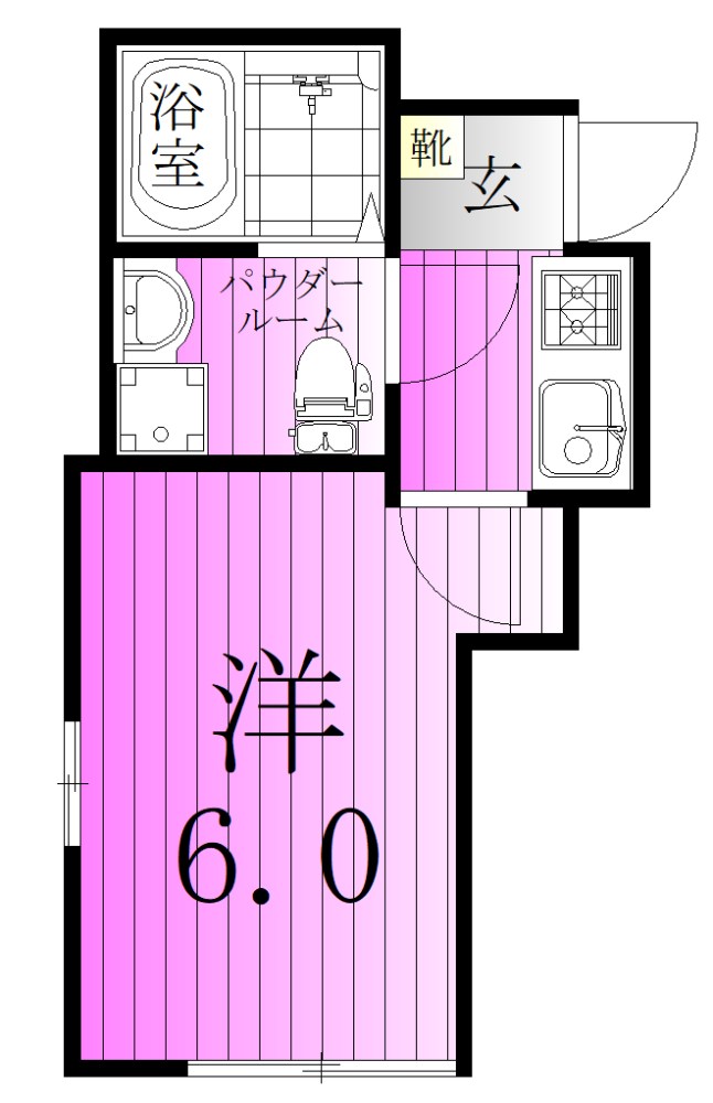 ディアコート六町 間取り図